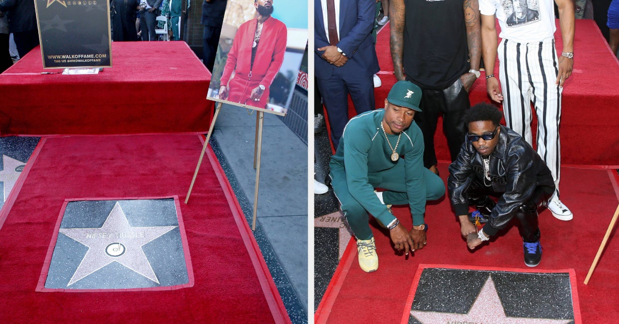 Nipsey Hussle Received His Star On The Hollywood Walk Of Fame Today And It’s An Emotional Moment For Fans