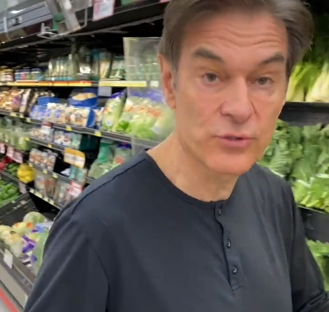 Oz in the produce aisle