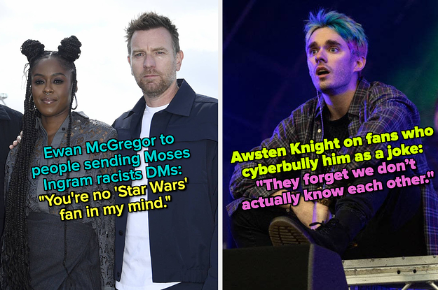 Ewan McGregor said that people who send Moses Ingram racist DMs aren't real Star Wars fans, and Awsten Knight called out fans who cyberbully him as a joke