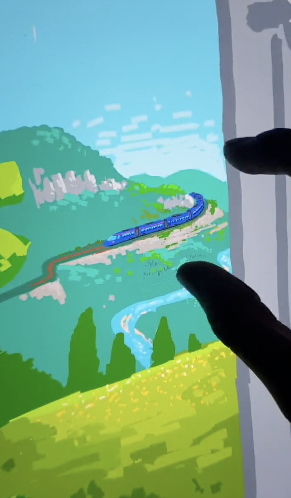 驚きの“無限アート”がTwitterで1800万再生「永遠に見れる