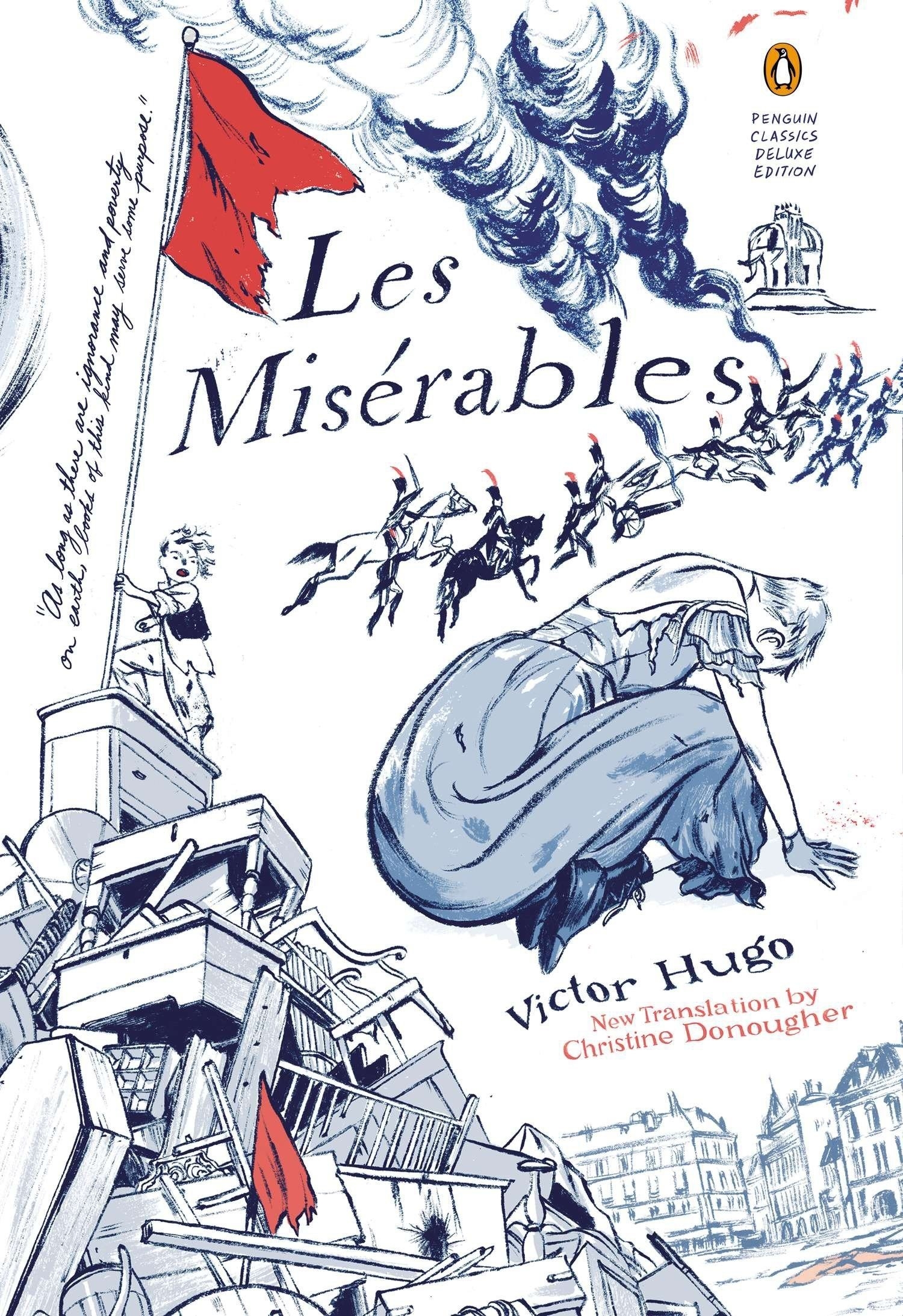 the book cover with illustrations of the city of Paris
