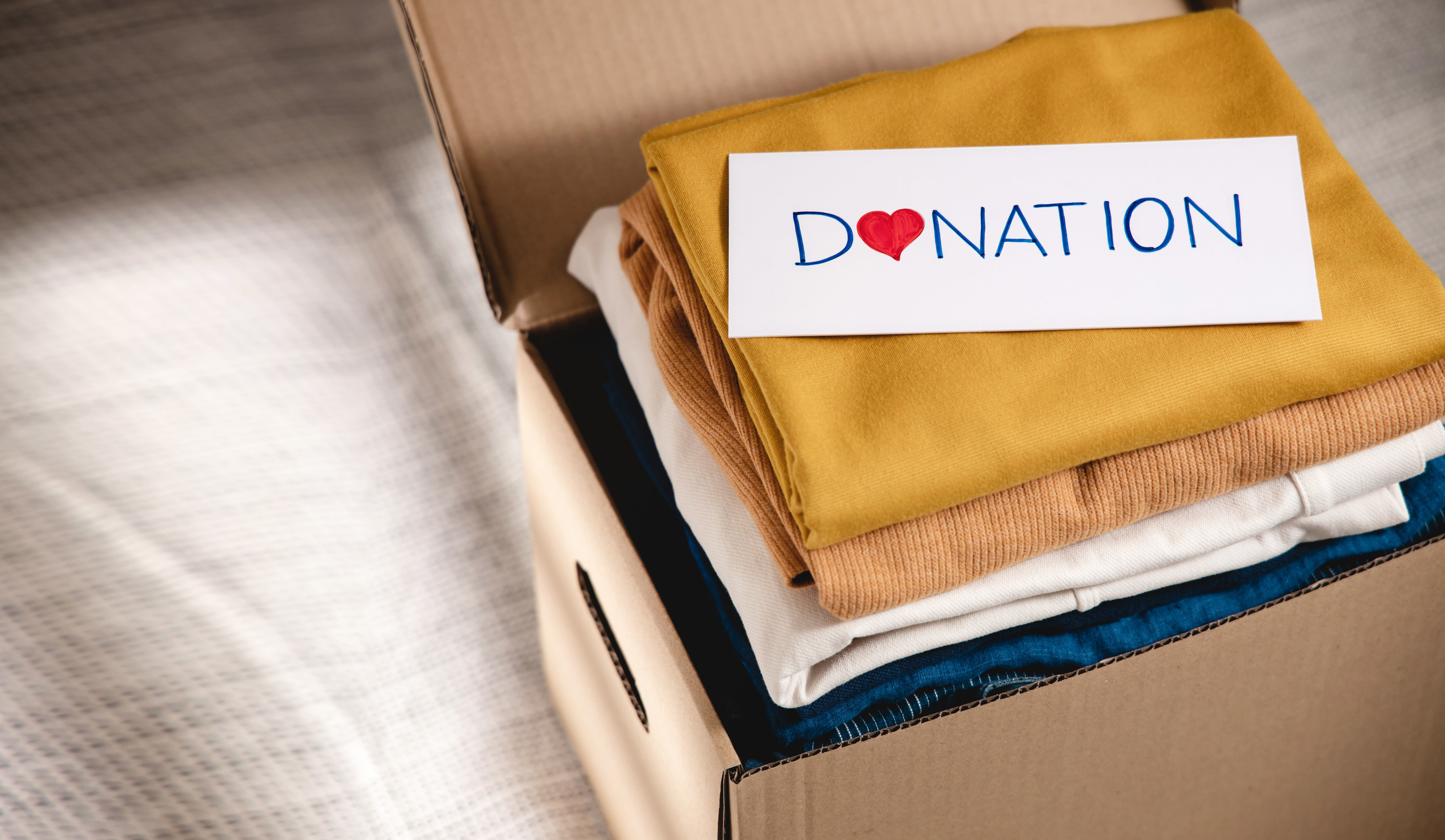 clothes donation box