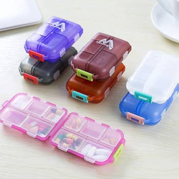 Set of pill cases