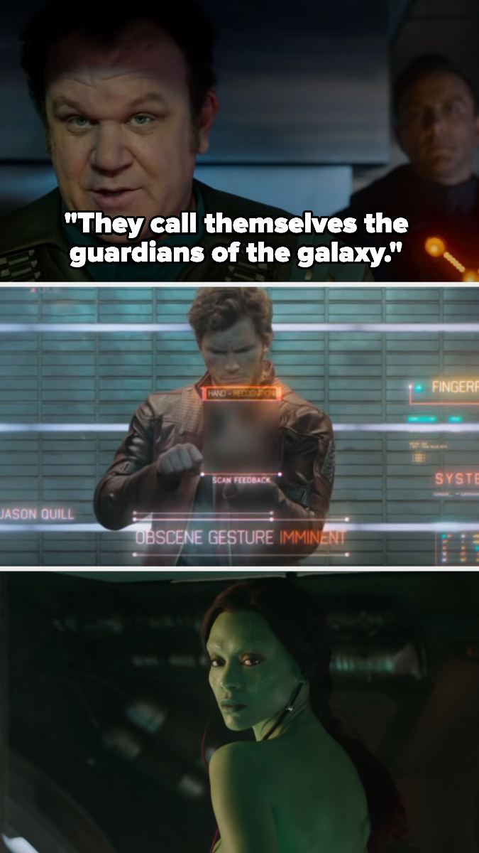 Screen shots from the &quot;Guardians of the Galaxy&quot; trailer