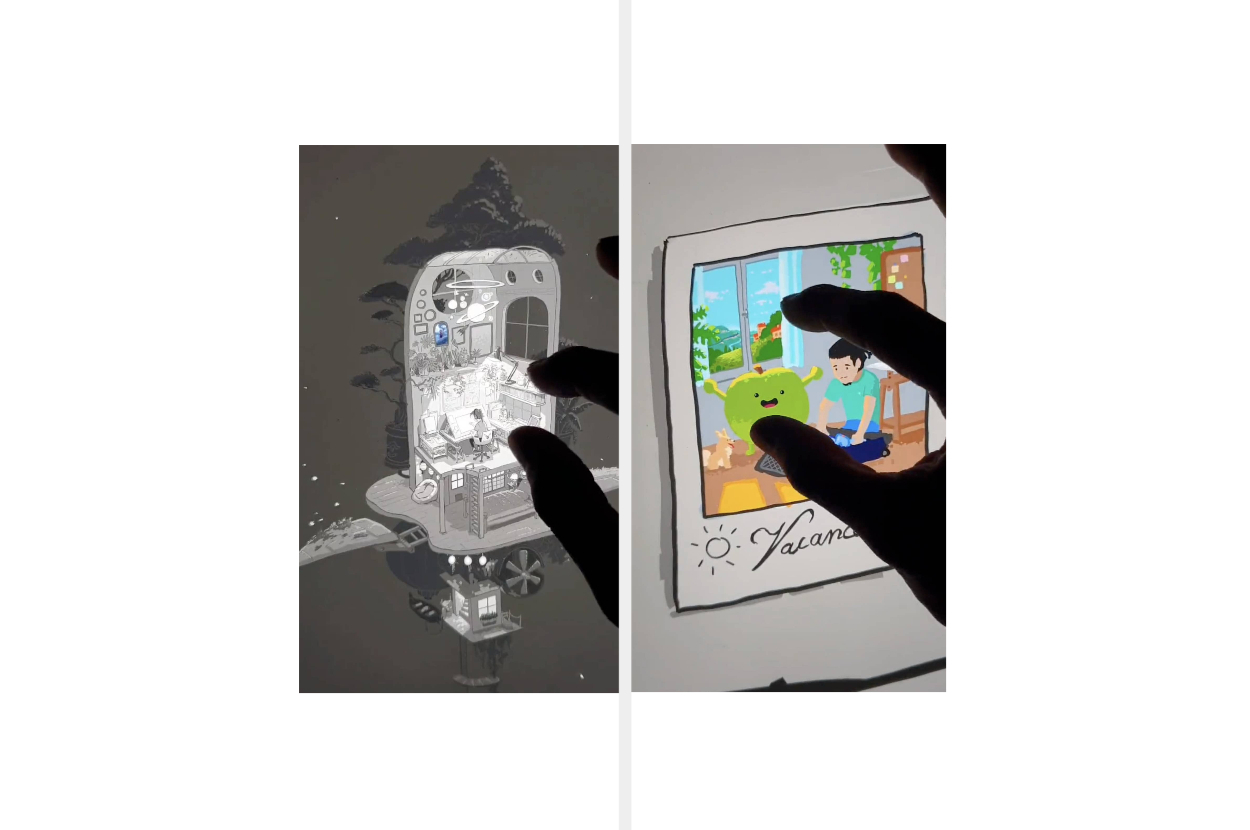 無限　絵画 驚きの“無限アート”がTwitterで1800万再生「永遠に見れる