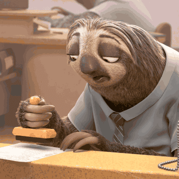 Flash stamping paper in Zootopia