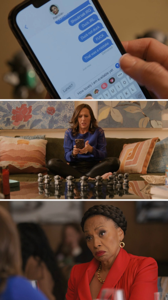 screenshot of text message Molly Shannon is typing in season 1 episode 6 of &quot;I Love That For You&quot;