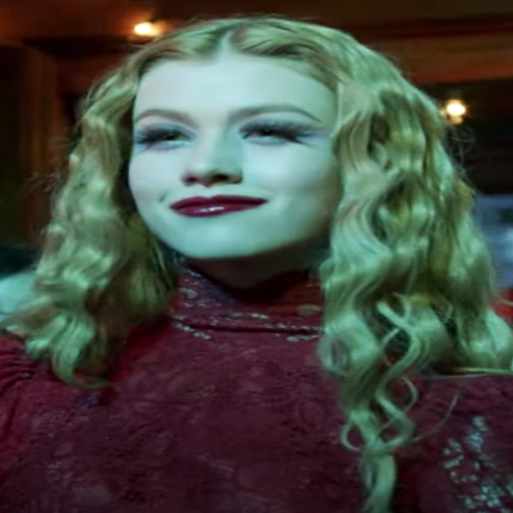 close up of katherine acting