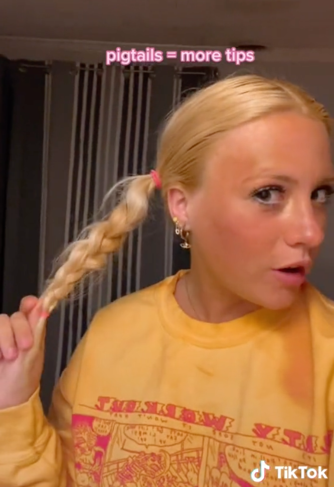 Women Say They Make More Tips Wearing Pigtails Women Say They Make More Tips Wearing Pigtails