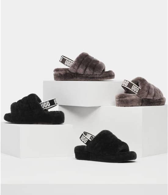 Not Just Fuzzy Slippers: Shearling Birkenstocks & Platform UGGs I'll Wear  Anywhere - The Mom Edit