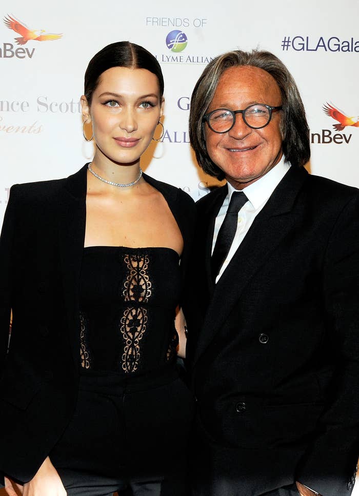 Bella and Mohamed Hadid