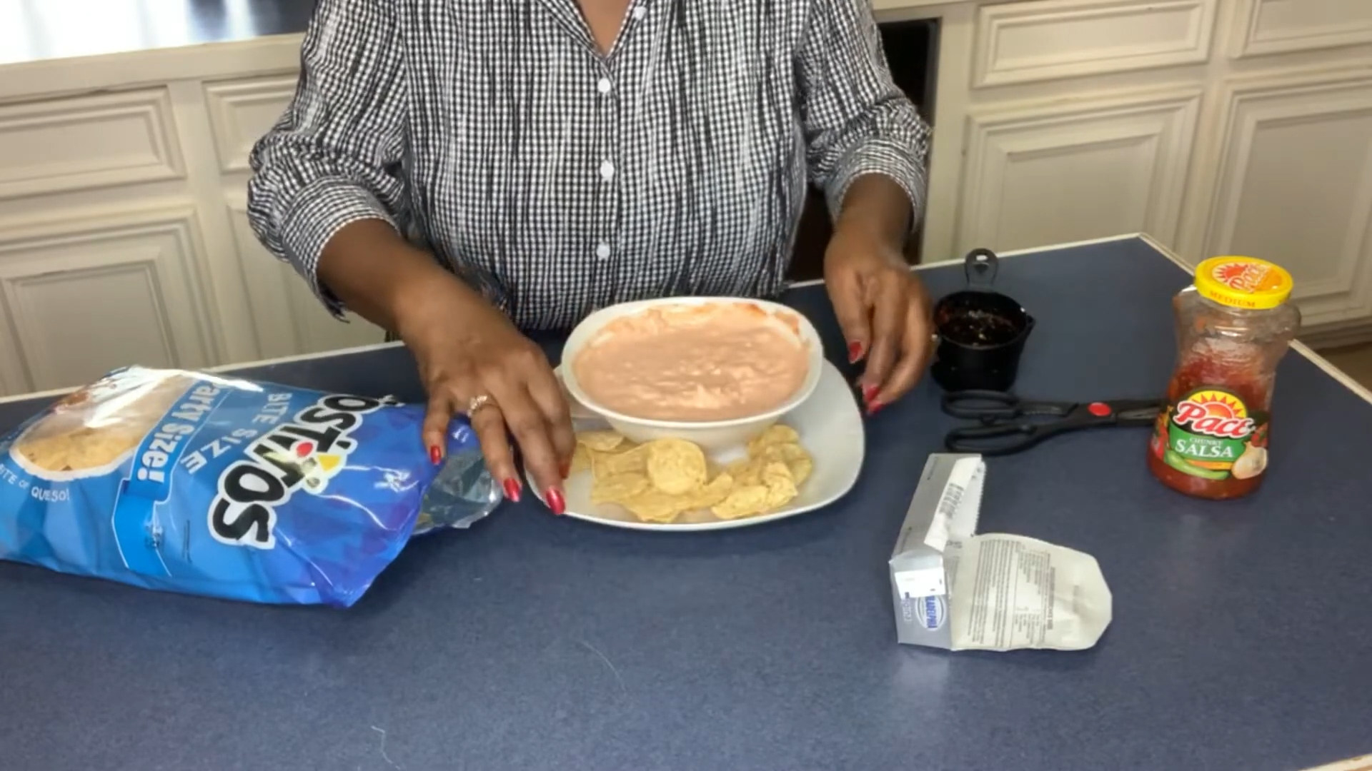 preparing a cream cheese