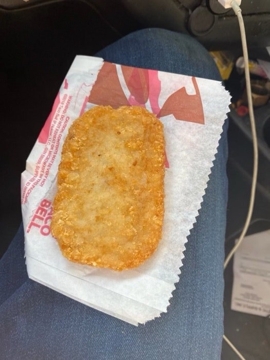 a taco bell hash brown