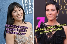 Constance Wu didn't talk about her daughter in public for almost a year, and Kristen Wiig hid her babies' names in movie credits