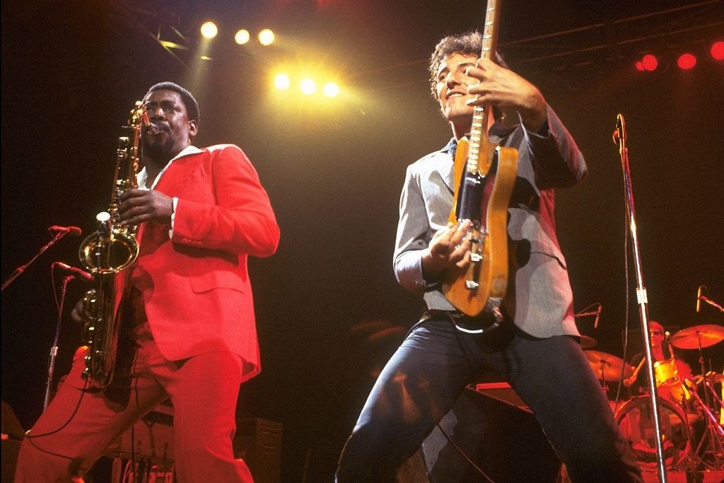Bruce and Clarence on stage