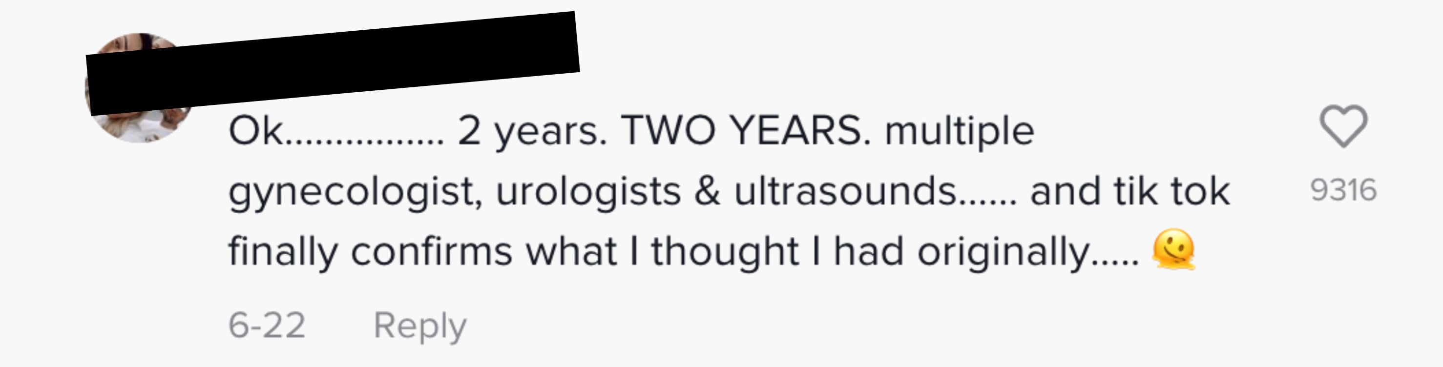 A screencap of a commenter