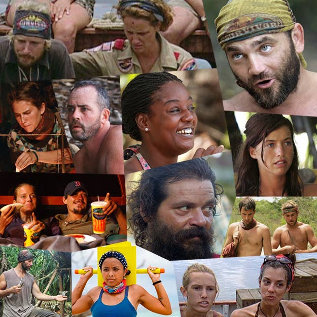 various scenes from Survivor
