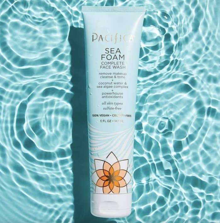 A tube of face wash
