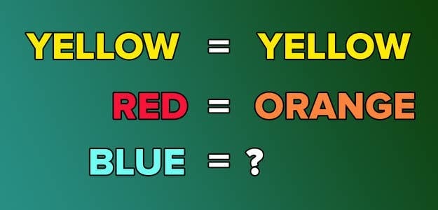 Yellow = yellow; red = orange; blue = ?