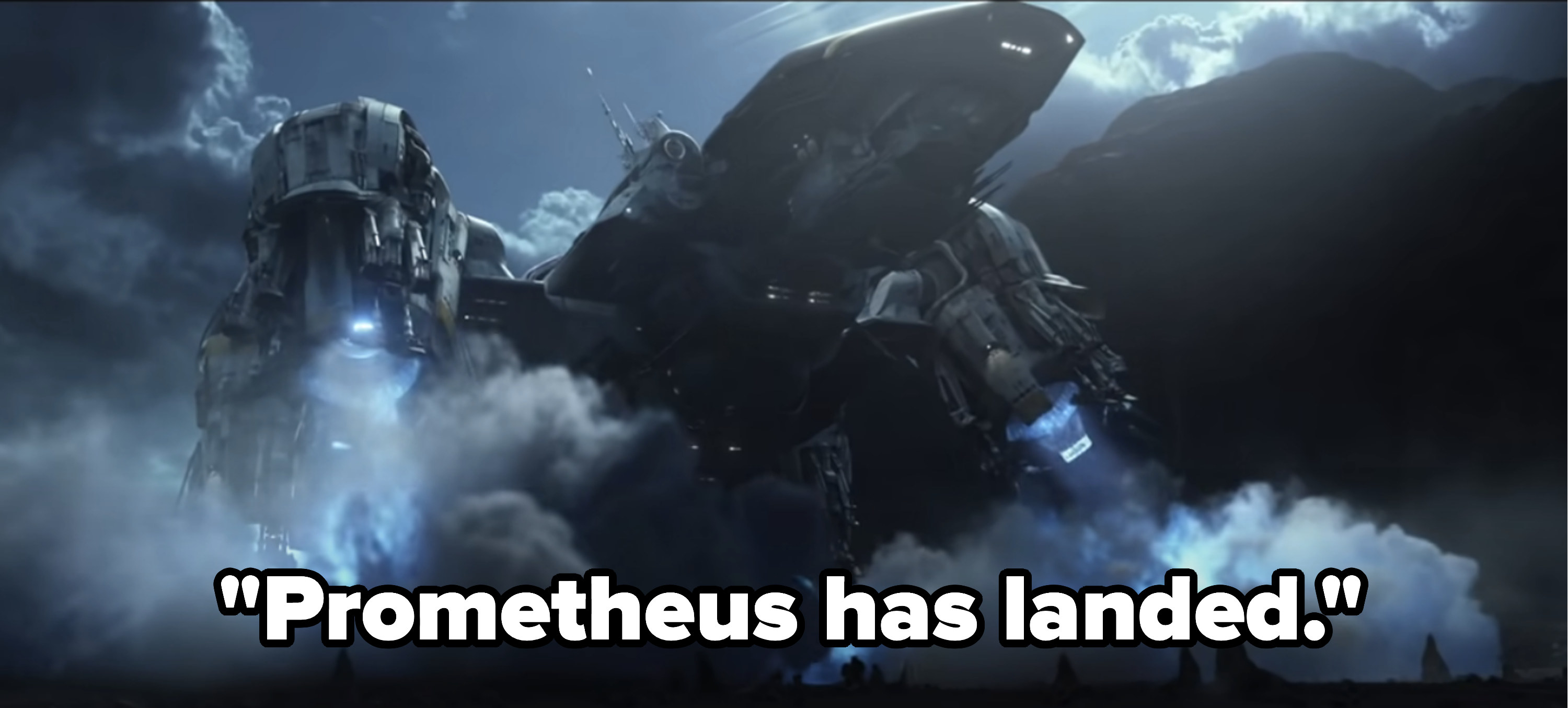 &quot;Prometheus has landed.&quot;