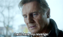 character saying, I will have my revenge