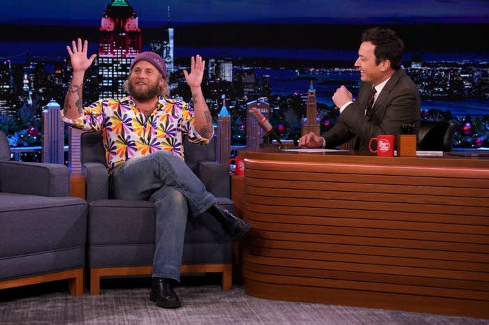 Jonah Hill on the Tonight Show with Jimmy Fallon