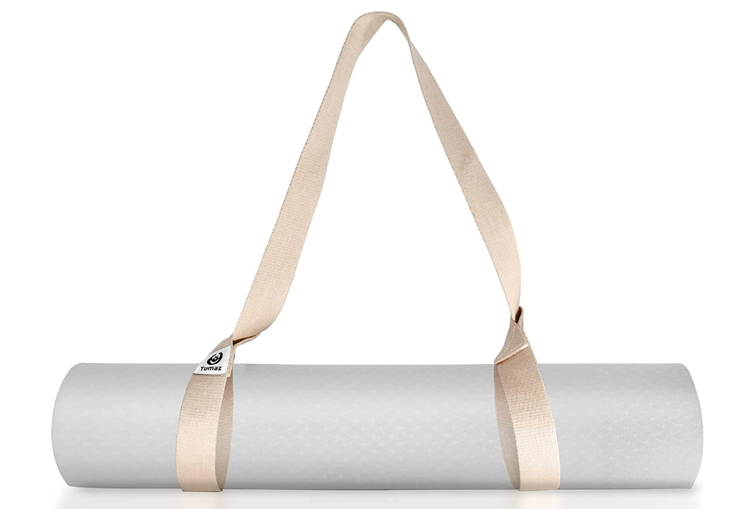 Yoga Mat Bag: Beige Brown, Contemporary Design, Fancy Indian