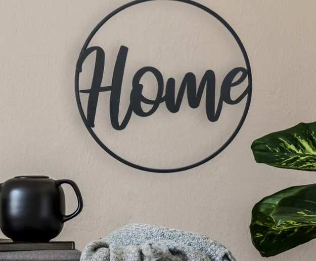 Home decor that says home