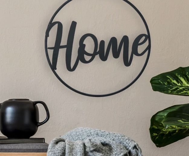 Home decor that says home