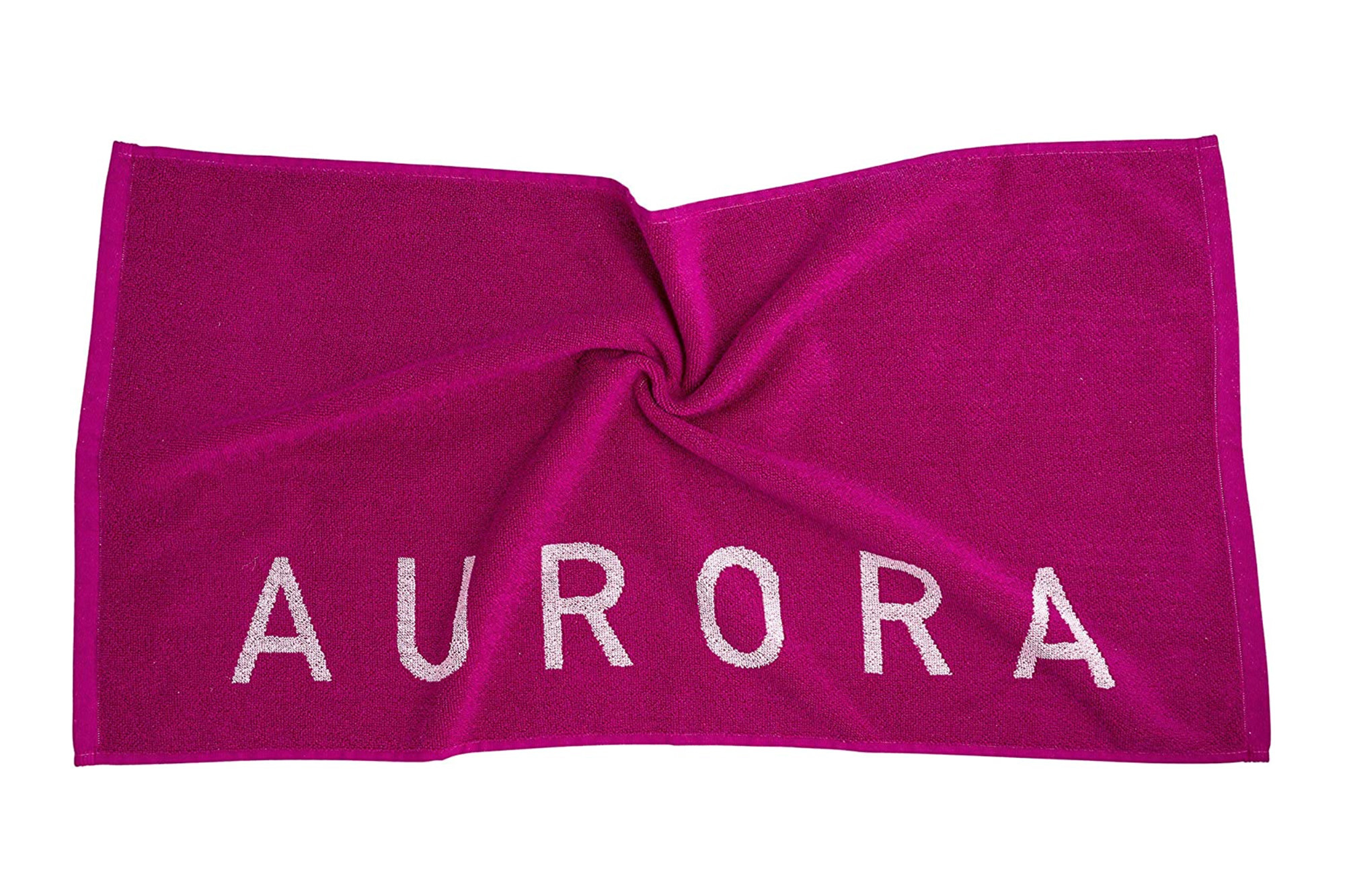 an Aurora Athletica sweat towel