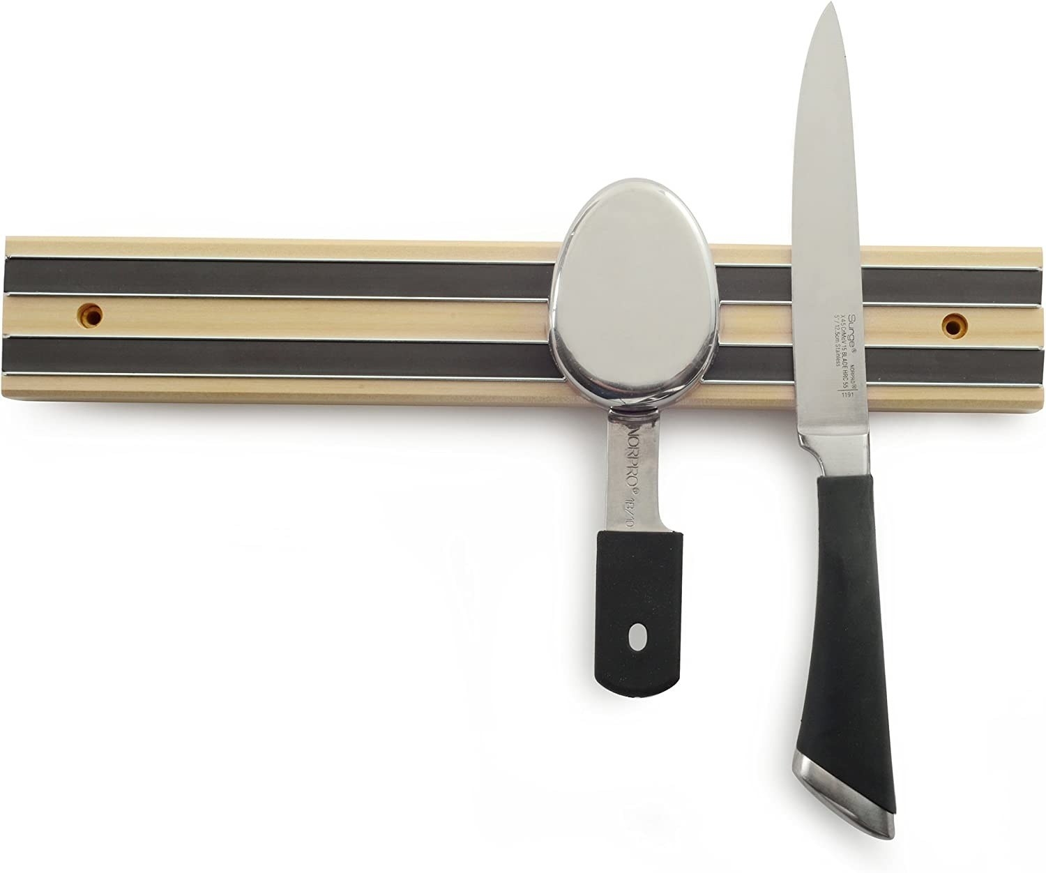 Barra magnética para cuchillos y cucharas