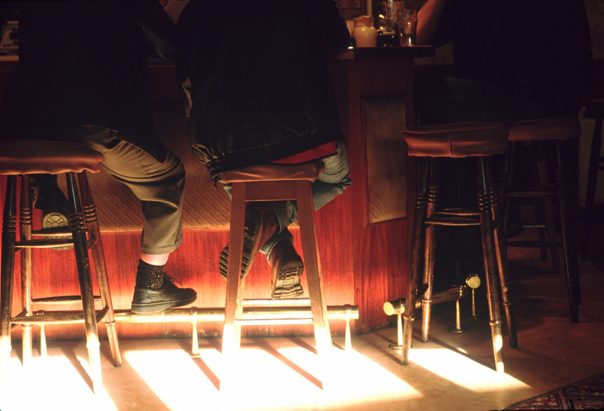 People sitting at a bar
