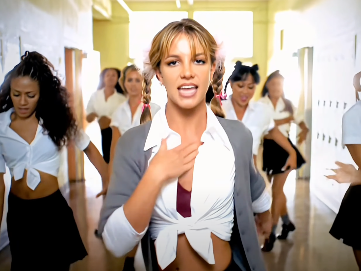 Britney Spears in the music video for &quot;Baby One More Time&quot;