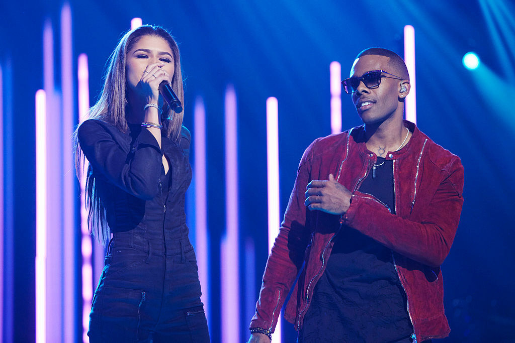 Zendaya performing with Mario