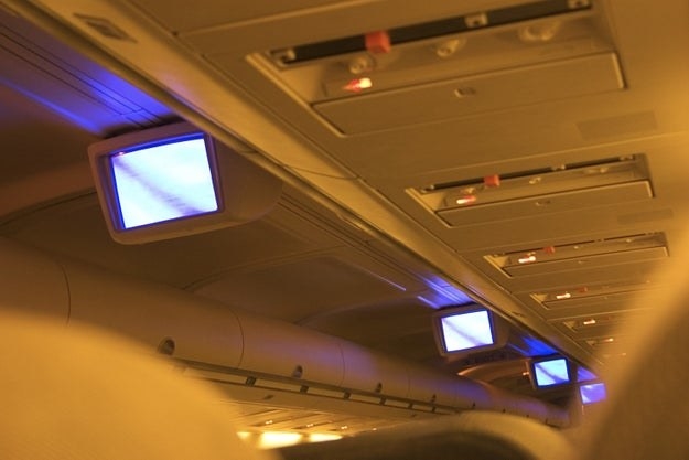 tvs on the plane