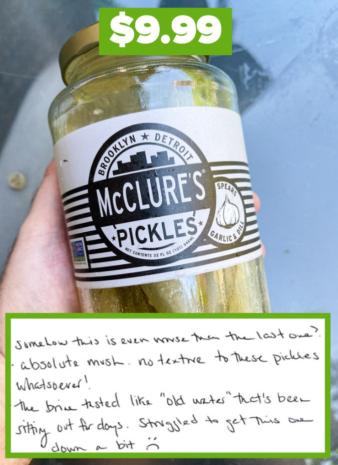 jar of mclure&#x27;s pickels