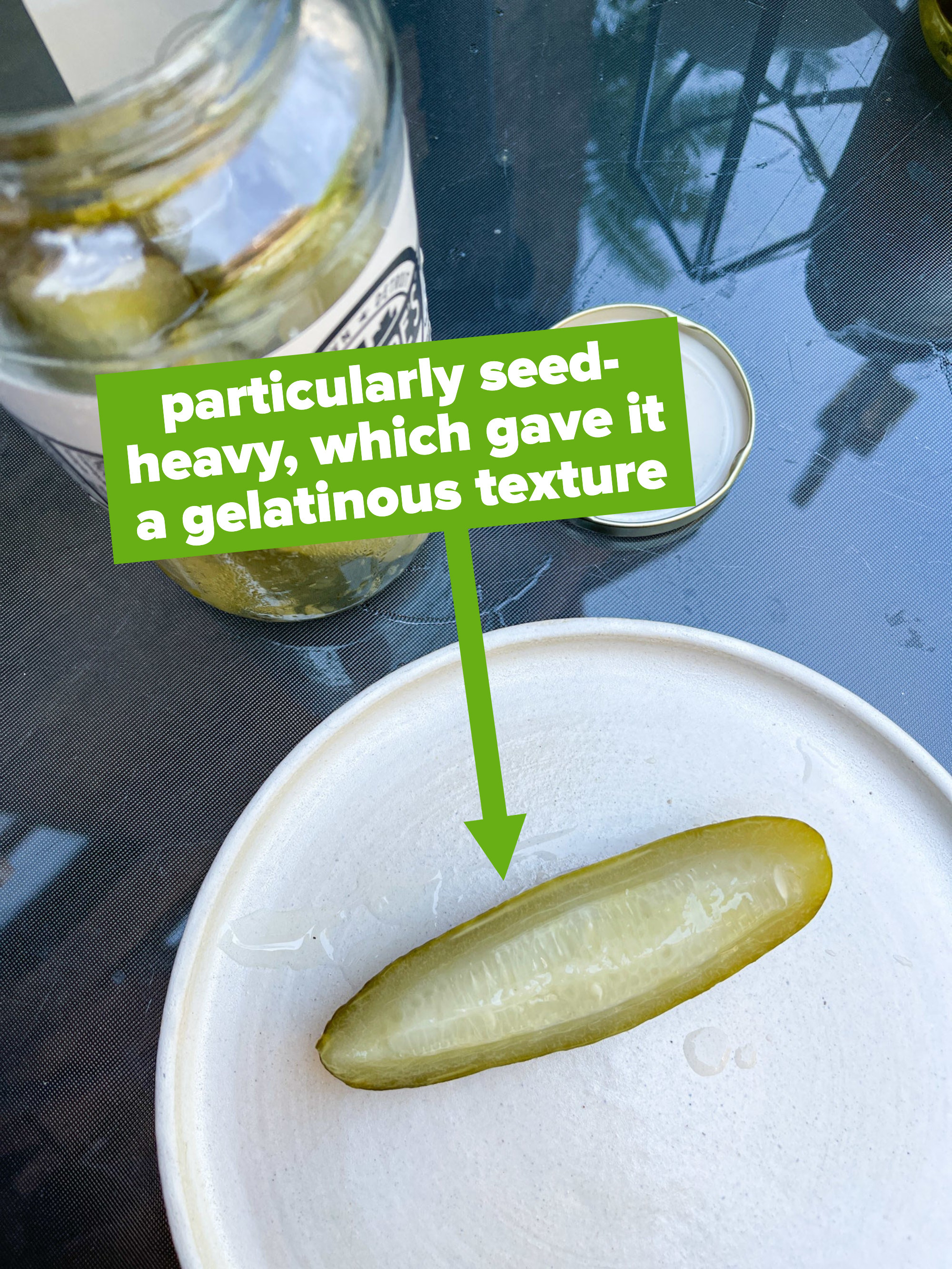 Beyond the off-putting flavor, I found the texture of these pickles to be o...
