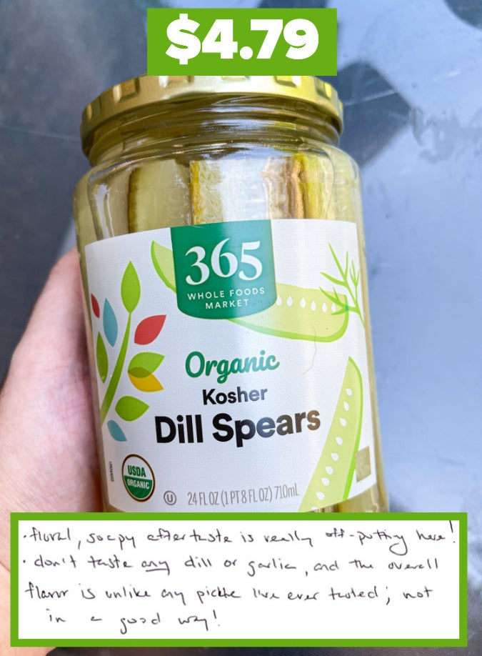 jar of whole foods pickles