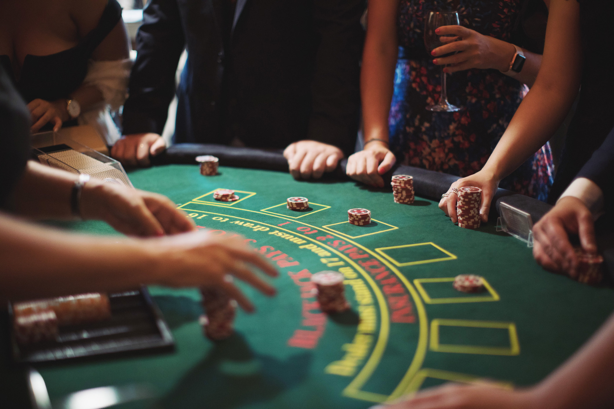 people gambling in a casino