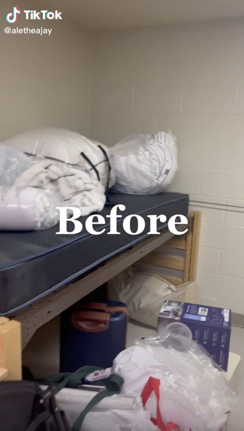 TikTok Dorm Room Makeover For Sister