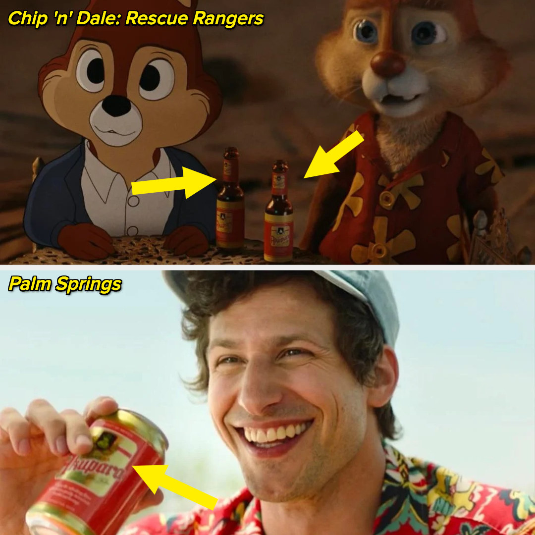 Screen shots from &quot;Rescue Rangers&quot; and &quot;Palm Springs&quot;