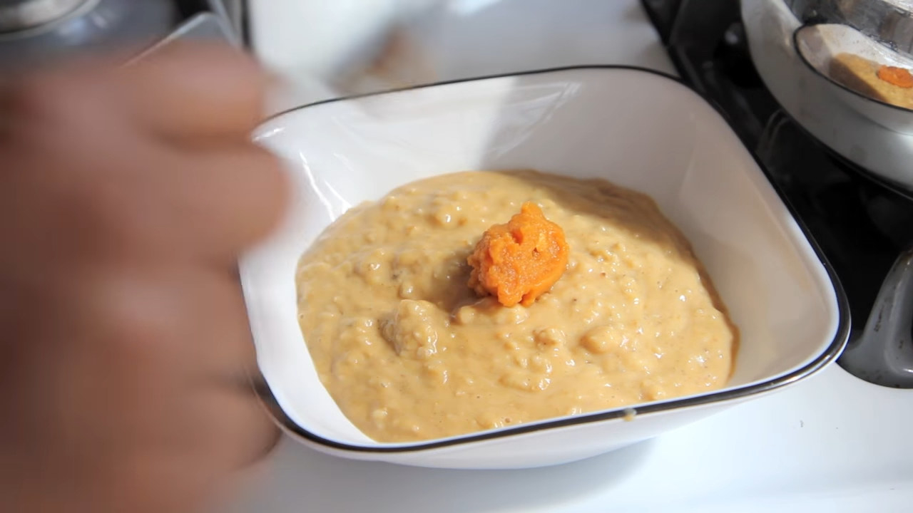 oatmeal with pumpkin