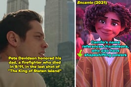 Pete Davidson in "The King of Staten Island;" Camilo from "Encanto"