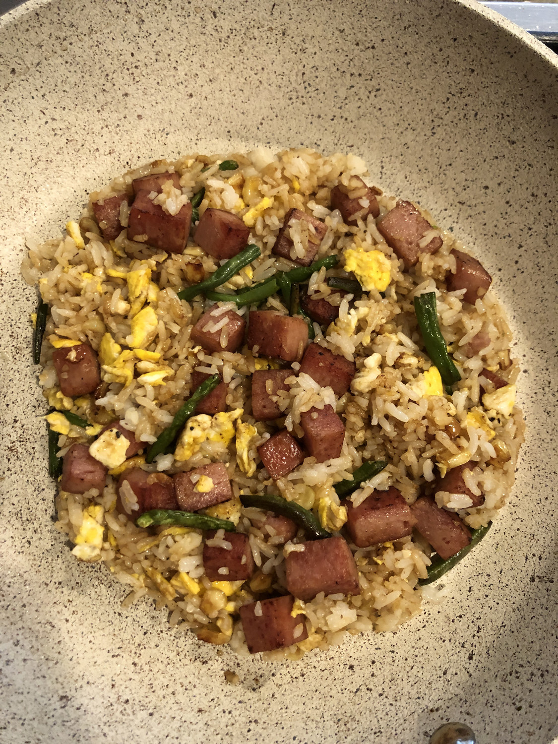 Spam fried rice.