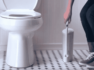 a gif of the toilet brush