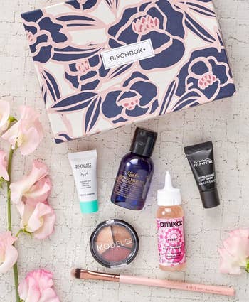 a collection of goodies by the birchbox