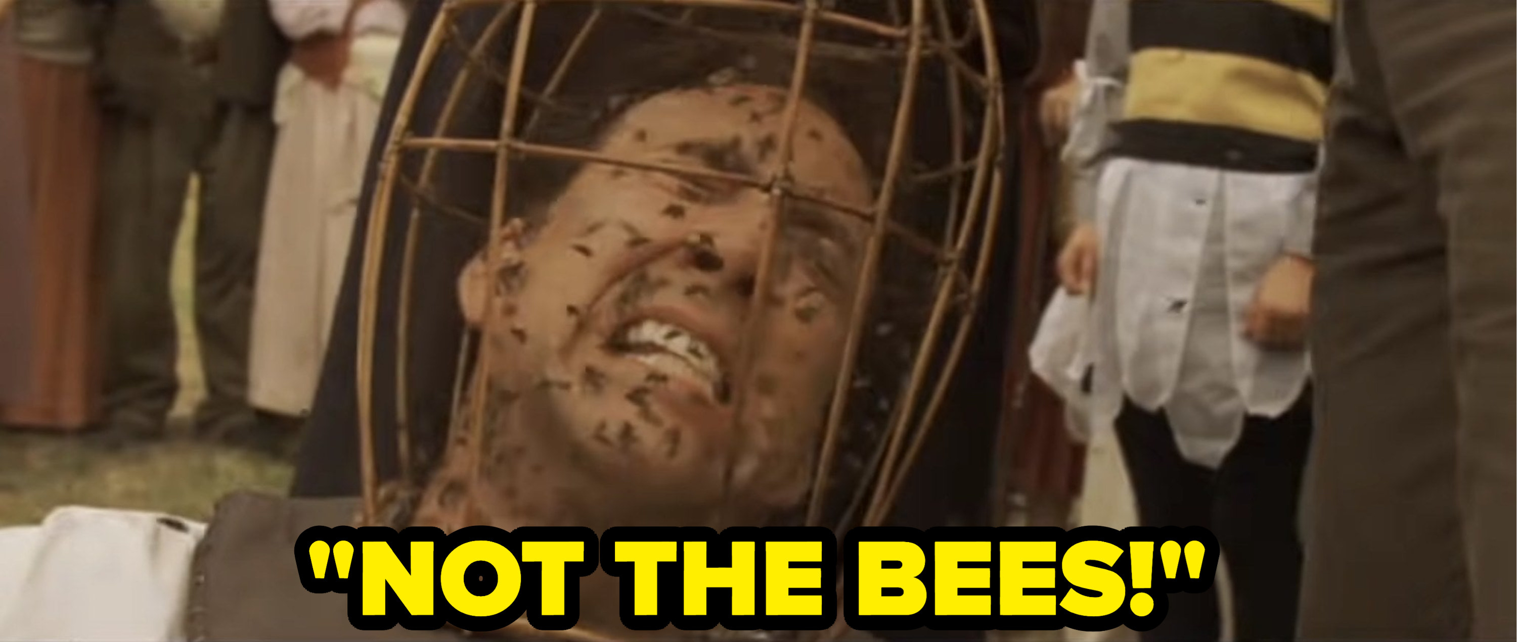 nicolas cage saying not the bees in wicker man