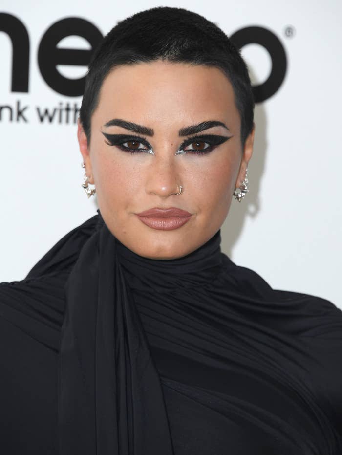 Closeup of Demi Lovato