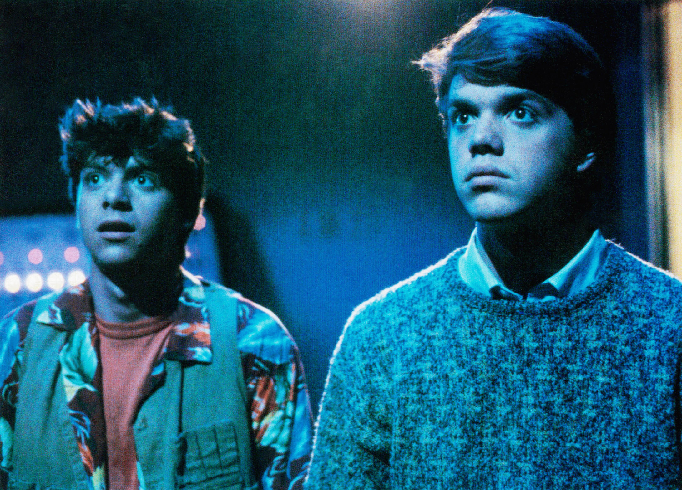 Steve Marshall and Jason Lively in &quot;Night of the Creeps&quot;