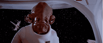Admiral Ackbar shouts that they&#x27;re walking into a trap